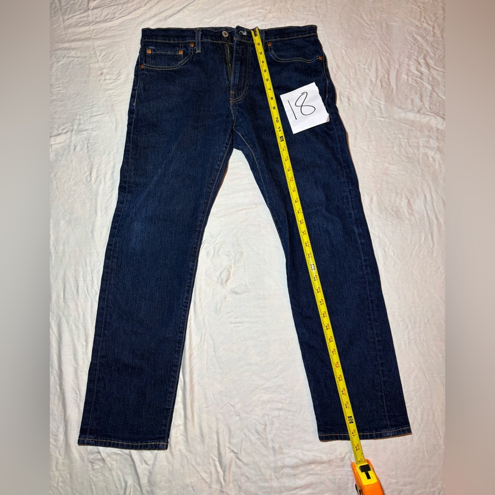 Levi's Men's Dark Blue Slim Jeans - Picture 7 of 16